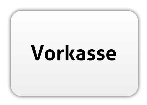 bei uns zahlen Sie per Vorkasse